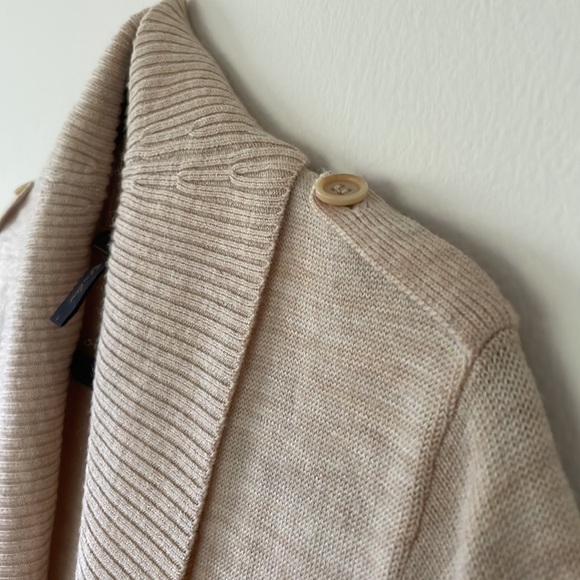 BCBG Max Azria soft wool blend oversized long sweater. Fine knit, zip po… - Picture 8 of 15